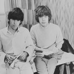 Mick and Keith opening fan mail, circa 1963 (Getty Images)